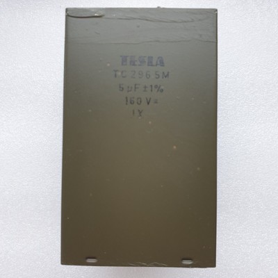 5uF 160V ±1% Polystyrol Styroflex Folienkondensatoren NOS