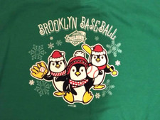 Brooklyn Cyclones Baseball Sweatshirt Adult XL Holiday Penguins Christmas Gift