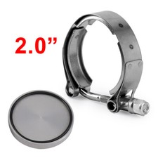 Universal 50mm Bov Block Off Plate Cap Flange Adapter Plug Blanking Plate Clamp Universal 50mm Bov Block Off Plate Cap Flange Adapter Plug Blanking Plate Clamp