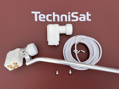 TechniSat Satman 65plus mit Quad-LNB (4Teilnehmer) ziegelrot neu