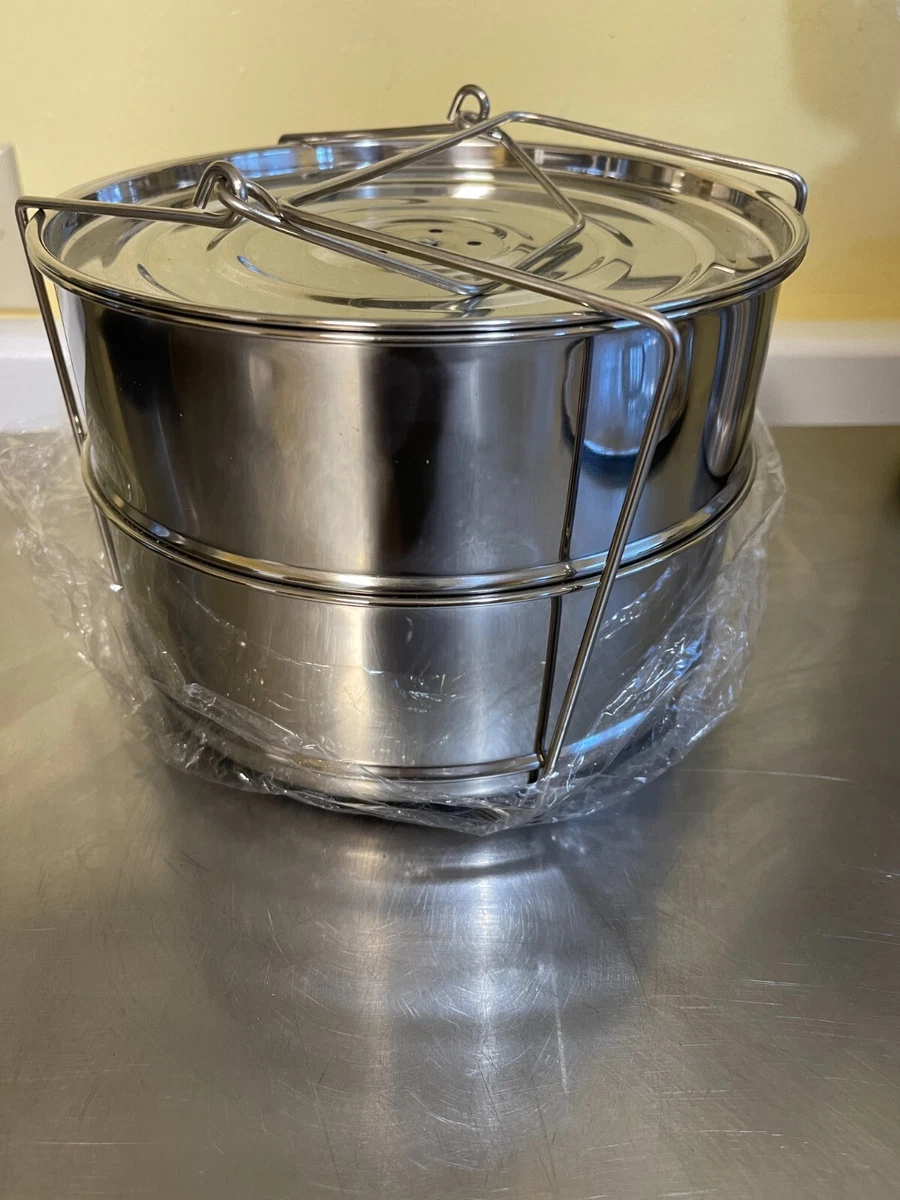 Stackable Steamer Insert Pans with Sling for Instant Pot