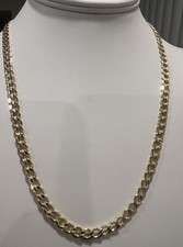 14K Miami Cuban Hollow Curb Link 5.3MM Chain 20" Gold Necklace BRAND NEW 