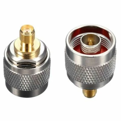 WEBSELL 1x N Type Male Plug to SMA Female Socket RF Adapter Connector Converter Uk sell