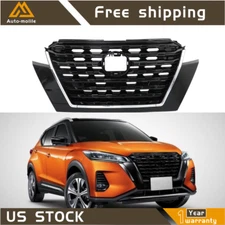 Plastic Grill Black Front Bumper Grille Assembly For Nissan Kicks 2021 2022 2023