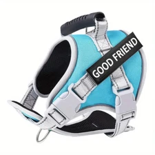 Reflective Adjustable Dog Harness for Small & Medium Dogs Outdoor Walking