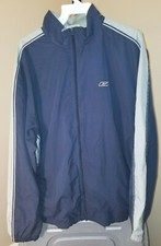 Reebok Vintage Blue  Gray Reebok Logo 2XL Sweatsuit Jacket