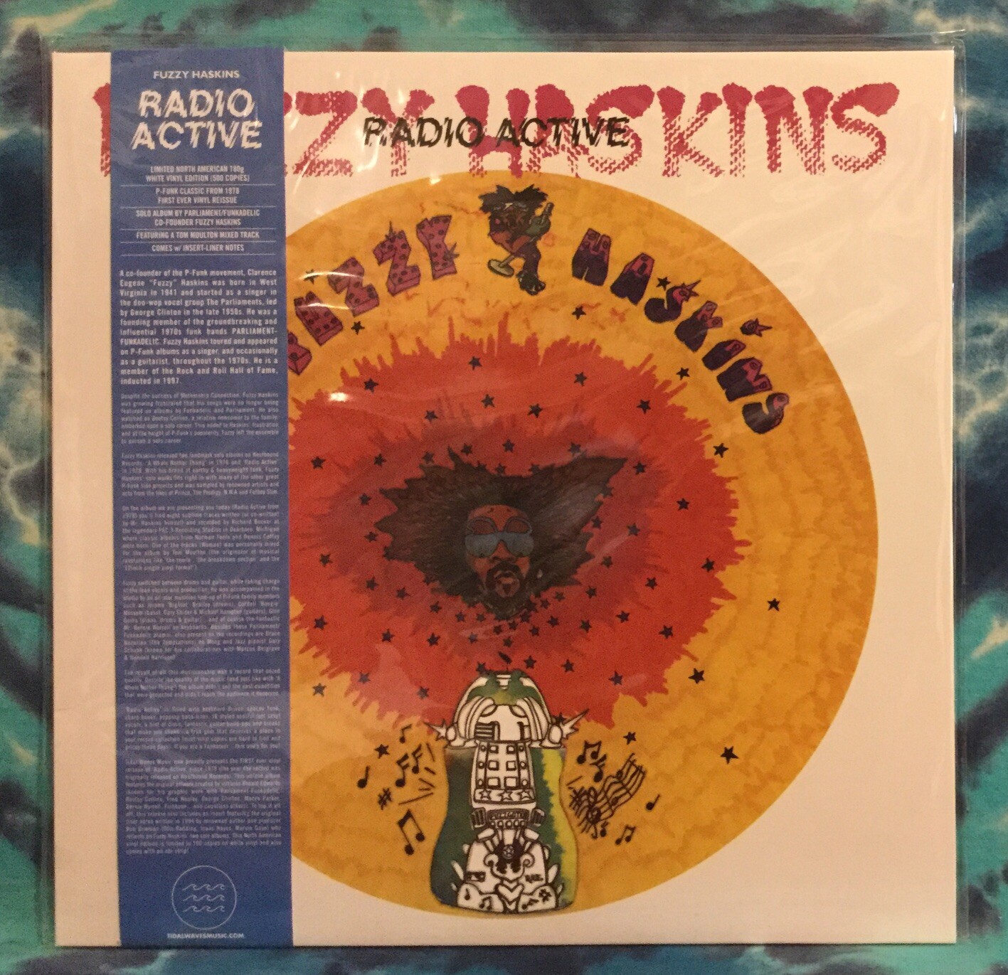 Fuzzy Haskins LP Radio Active NEW White Vinyl PARLIAMENT Funkadelic P-FUNK 