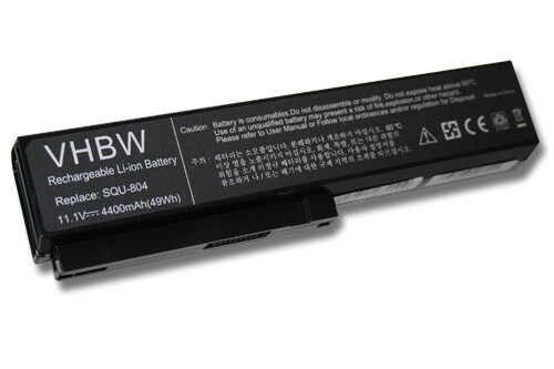 vhbw Compatible battery for Chiligreen Teimos CU MJ355 (4400 mAh, 11.1 V, Li -Ion