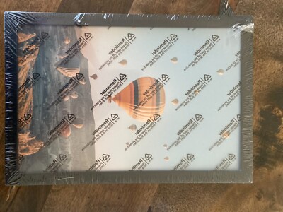 Picture Frames set of 3 Plastic Black Frame New Wall or Desktop