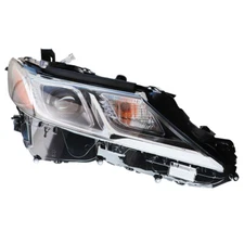 Silscvtt Right Side Headlight For Toyota Camry L LE SE 2018-2022 Halogen Black