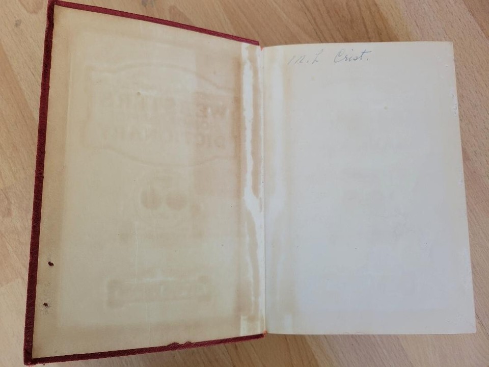 ster's 1937, Vintage, Geographical Home & Office Dictionary, Revised