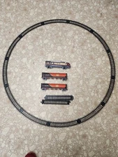 WOW Toys Battery Operated Elirop Locomotive, 2 Maple Syrup Tankers & 16 Railroad