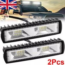2X 12V 48W LED Work Light Bar Flood Spot Lights Driving Lamp Offroad Car SUV UK