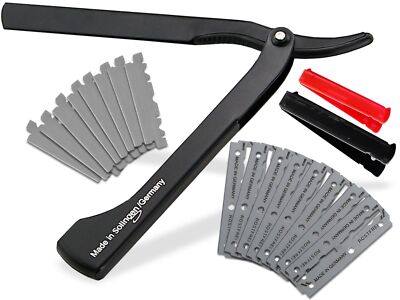 Profi Solingen Rasiermesser Set 23 tlg. Rostfrei Solinger Wechselklingen System