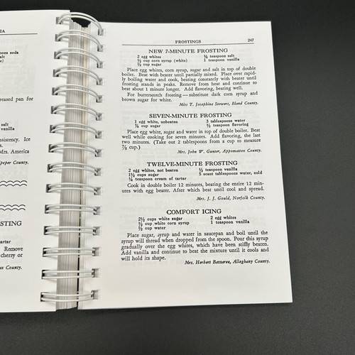 Recipes from Old Virginia Compiled by VA Assn for Family & Community Edu 1958 - Picture 9 of 11