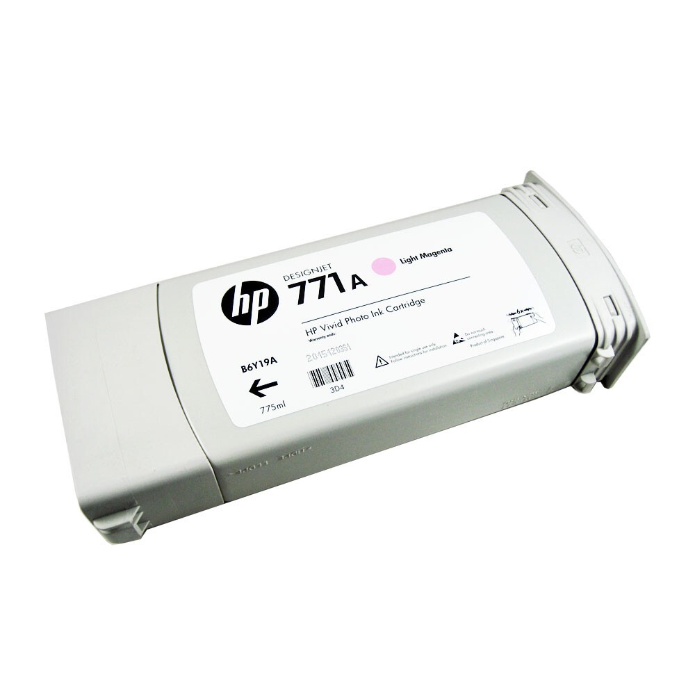 Genuine HP 771A Light Magenta Ink 775ml B6Y19A Z6200 Z6600 Z6610 Z6800 ...