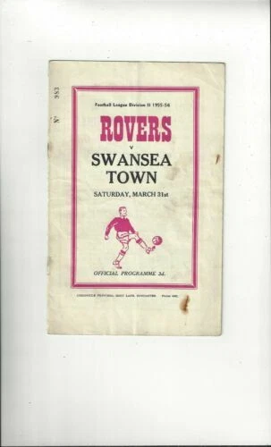 Away Teams S-Z Second Division Football League Fixture Programmes (1950-1958)