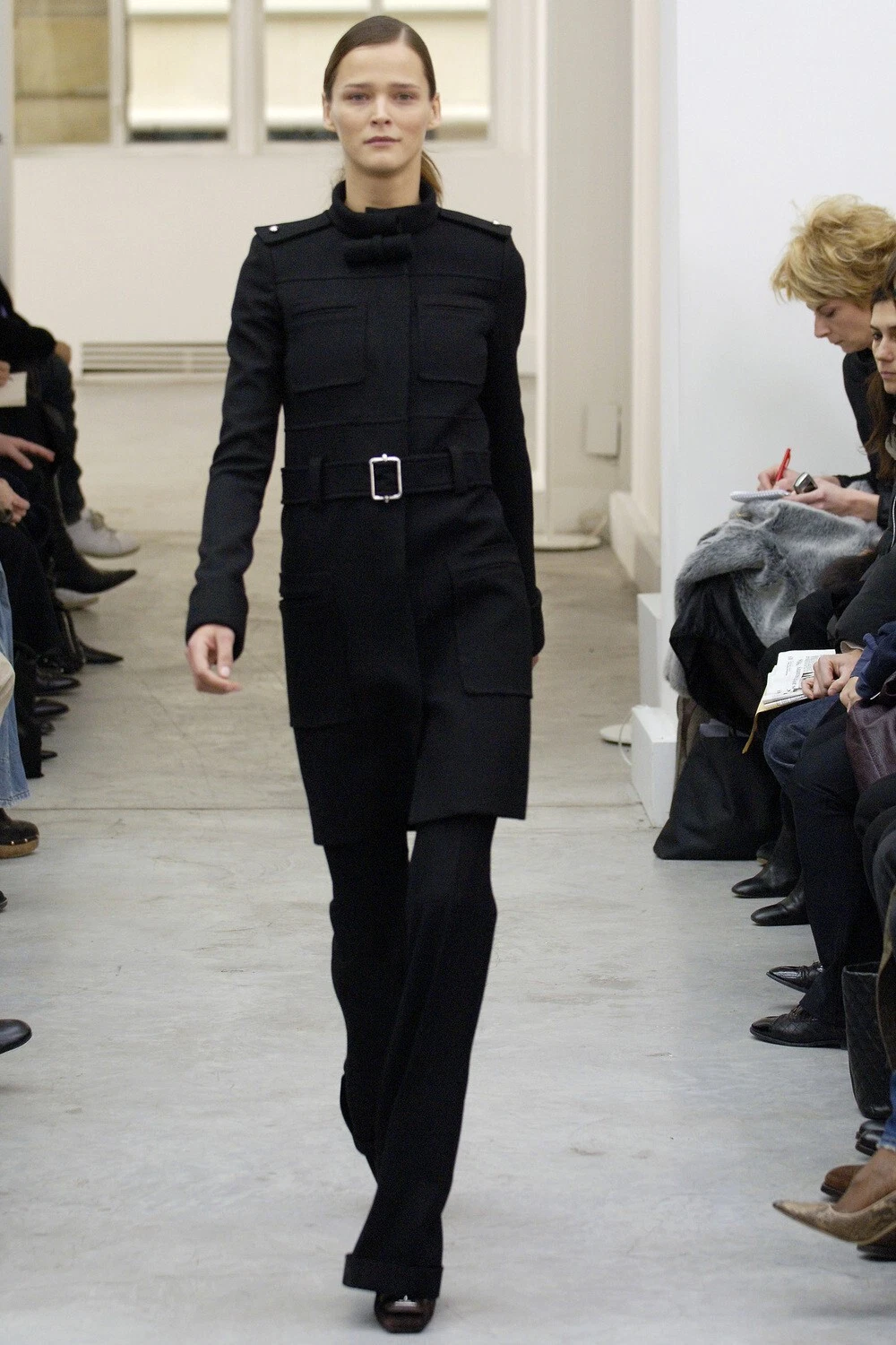 Balenciaga — BALENCIAGA Fall 2005 black wool dress pants trousers new made in Italy size 42