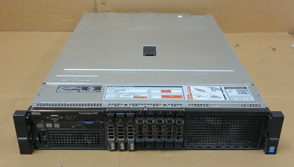 Dell PowerEdge R730 XEON E5-2620v3 2.4Ghz 48GB Ram 3x 300GB HDD RAID 2U Server - Image 2 of 2