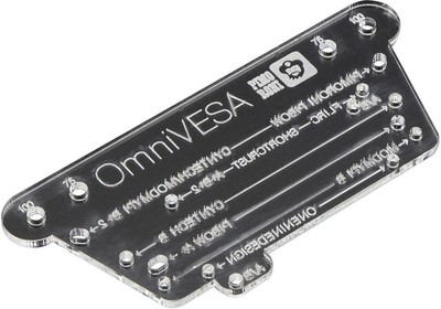 RPI, OMNI VESA HALTERUNG, GEHÄUSEFARBE TRANSPARENT, GEHÄUSEMATERIAL A FÜR PIMORONI