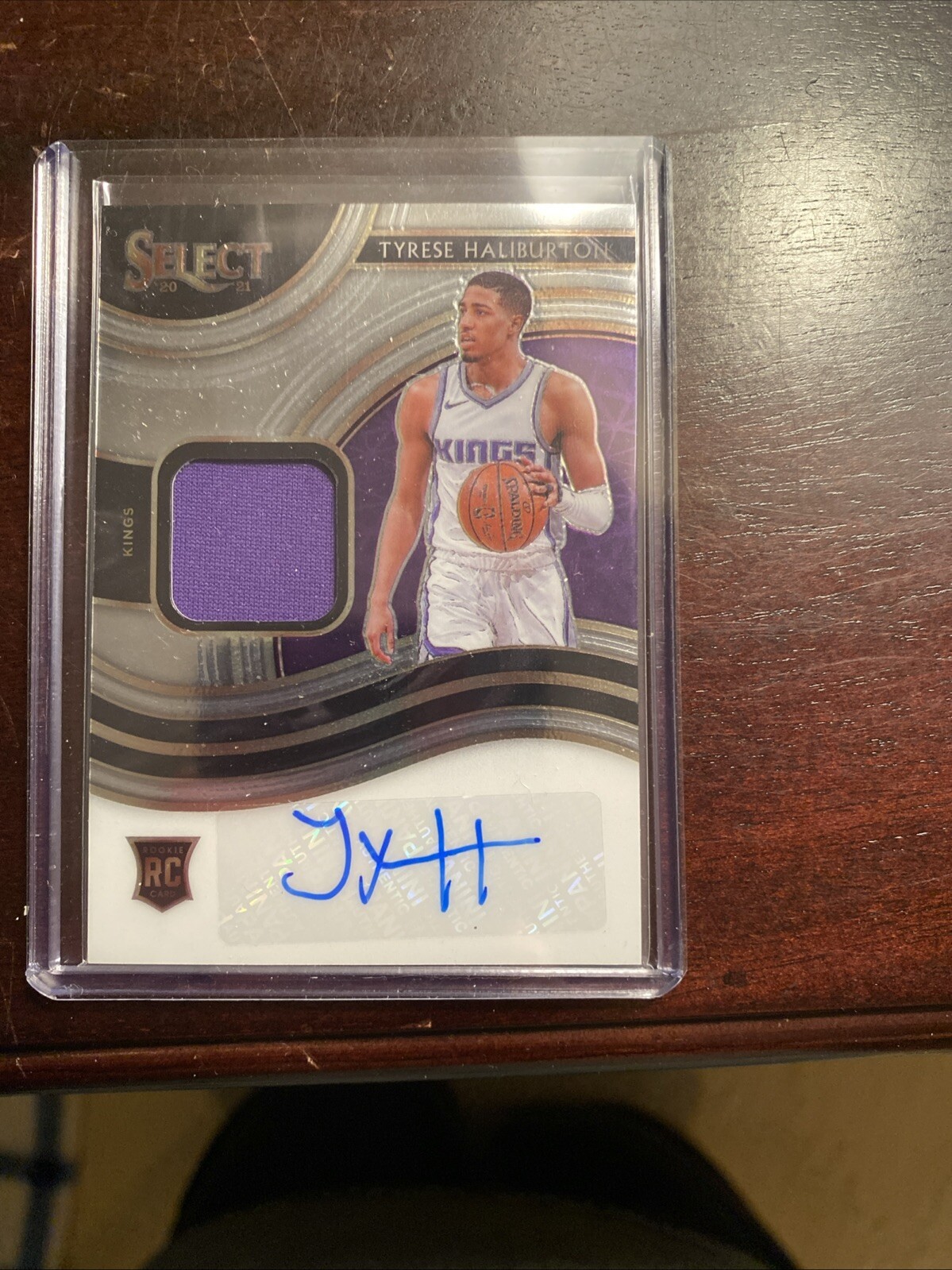 2020-21 Panini Select - Rookie Jersey Autographs #RJA-HAL Tyrese Haliburton /199