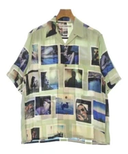 WACKO MARIA Casual Shirt Yellowish greenxBluexBlack S 2200496990085