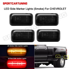 LED Fender Side Marker Light For 15-Silverado Sierra Dually Chevy GMC 25003500HD