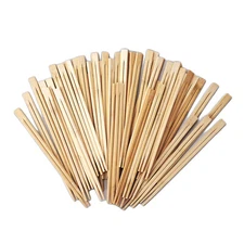 50 Prs Single Use Bamboo Chopsticks Chinese Food Wooden Disposable Skewer Sushi
