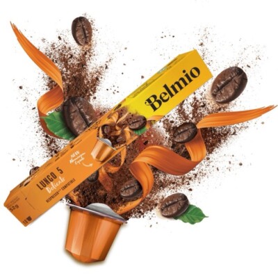 Belmio for NESPRESSO coffee: LUNGO Delicato Level #5 -10 pods- FREE SHIPPING
