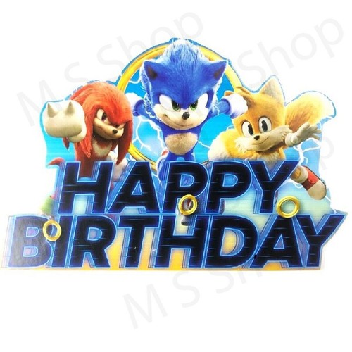 Sonic tableware set Plates cups Banner Kids Birthday party balloons decorations - Picture 21 of 25
