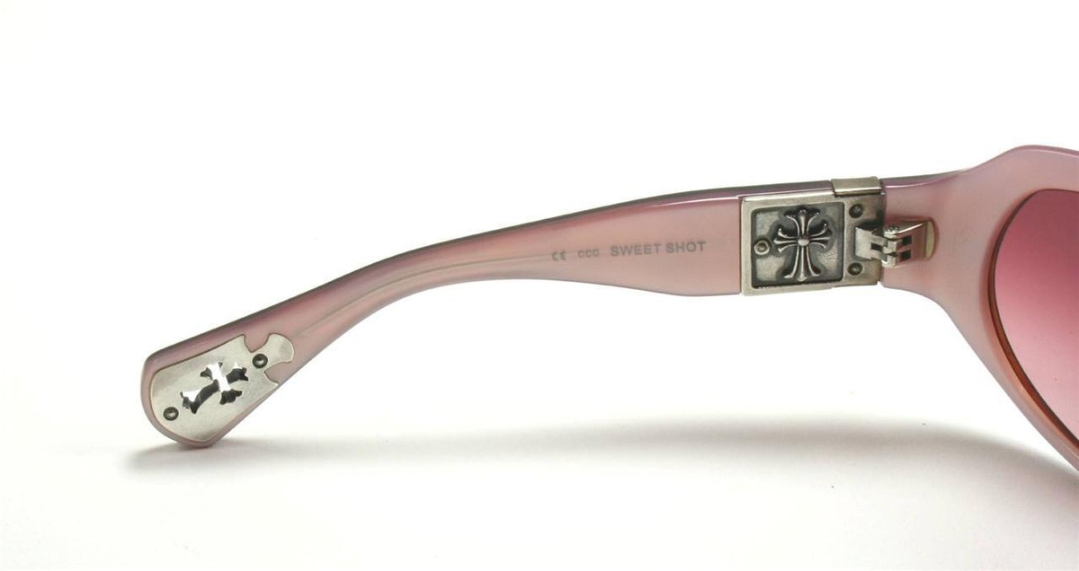 AUTHENTIC CHROME HEARTS SWEET SHOT UNISEX CROSSES MOTIF SUNGLASSES