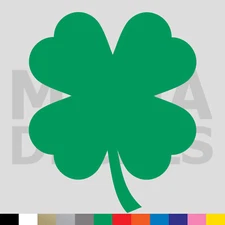 Four Leaf Clover Vinyl Die Cut Decal Sticker - Luck Lucky