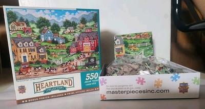 MASTERPIECES * THE CURIOUS CALF * 550 PIECE PUZZLE ~ HEARTLAND