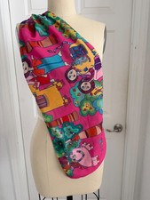 Pink Indonesian Chiffon Printed Scarf / Shawl