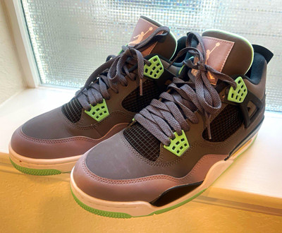 Jordan Air Jordan 4 Retro Green Glow Dark Grey/Black Men's Sneakers 308497-033