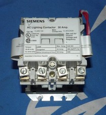NOS Siemens CLM0C04 30 Amp 600 Volt AC Lighting Contactor + 1 Year Warranty