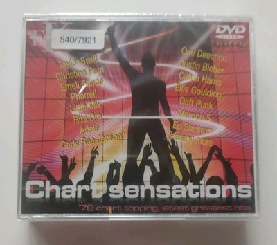 Easy Karaoke Pop Chart Sensations 5 Disc Set CD+G DVD Chart Hits NEU VERSIEGELT RAR
