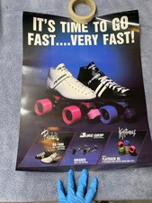 Vintage Sure Grip, Riedell, Kryptonics Roller Skate Poster