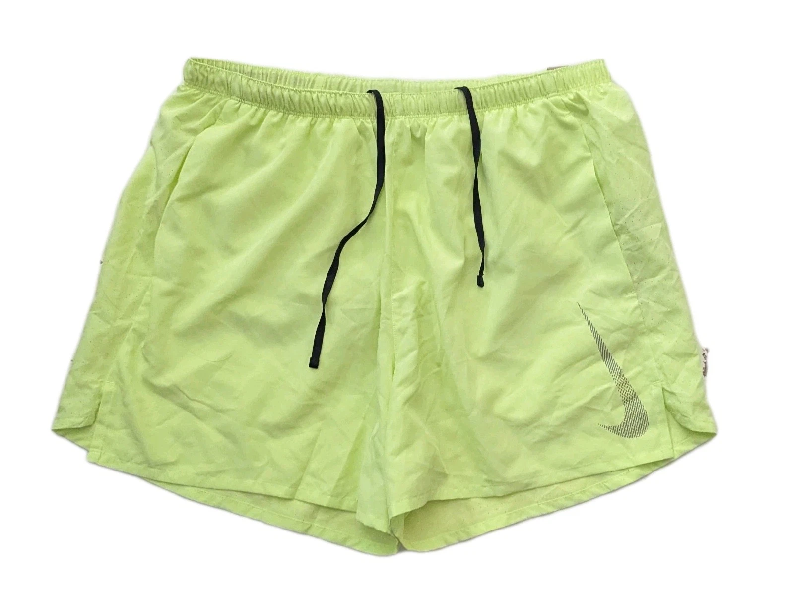 NWT Nike Dri-Fit 5" Lined Running Shorts Volt Green Men's Size XL DR8760-736