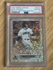 2022 Topps Chrome - Alek Thomas RAAT Black White  Mini Diamond Auto