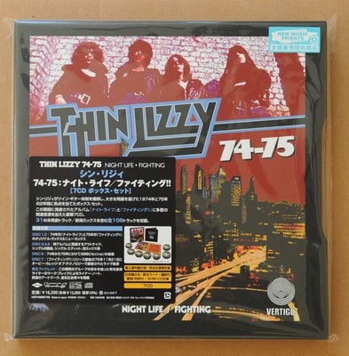 THIN LIZZY 74-75 NIGHTLIFE / FIGHTING Japan Limited Ed Box Set 7 SHM-CD 