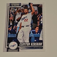 TOPPS 2023 SERIES ONE CLAYTON KERSHAW #22 DODGERS BASEBALL MLB BASE SET CARD