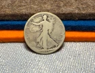 (#102828) Walking Liberty Half Dollar:  1917 D.  Obverse.  Good    (see video!)