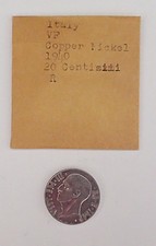 Older copper-nickel coin from Italy - 1940 - 20 centisimi