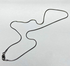 Silver Snake Chain Necklace, marked 925, Lobster Clasp 20 long