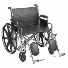 Wheelchair McKesson Dual Axle Desk Length Arm Padded; R
