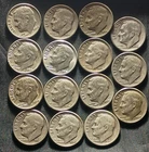 (1/2) Roll 90% Silver Roosevelt Dimes (25 Dimes Total)