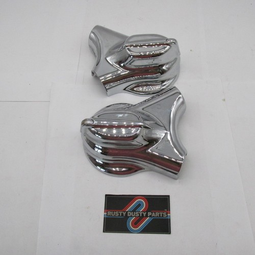 Kuryakyn 08-17 Harley Softail Lighted Chrome Swingarm Phantom Covers Pair