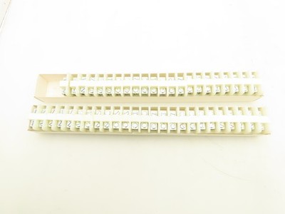 Allen Bradley 1492-CD2 Terminal Block Din Rail 4-14 Awg W/ 8 End Cap Lot of 47