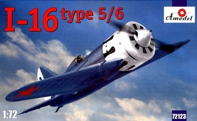 I-16 type 5/6 Soviet fighter / 1:72 - Amodel 72123